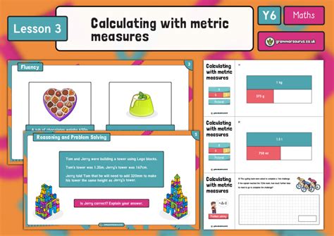 Year 6 Converting Units Calculating With Metric Measures Lesson 3