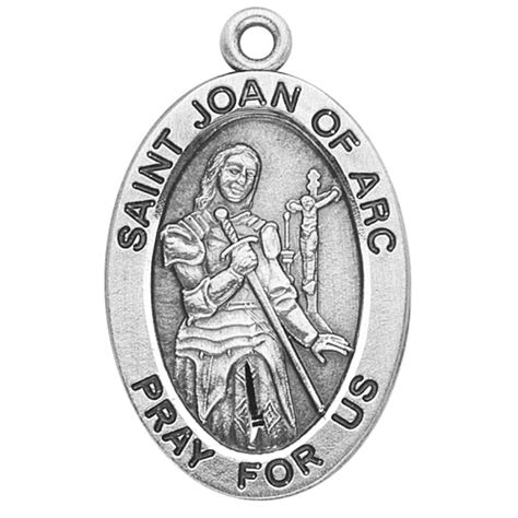 Sacco Company J Saint Names St Joan Of Arc Patron Saint Medal