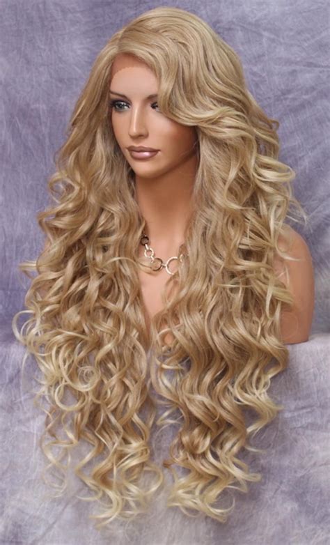Buy Extra Long Human Hair Blendfull Lace Front Wig Romantic Curls