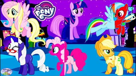 My Little Pony Mane 6 Transforms Color Swap Princess Celestia Surprise