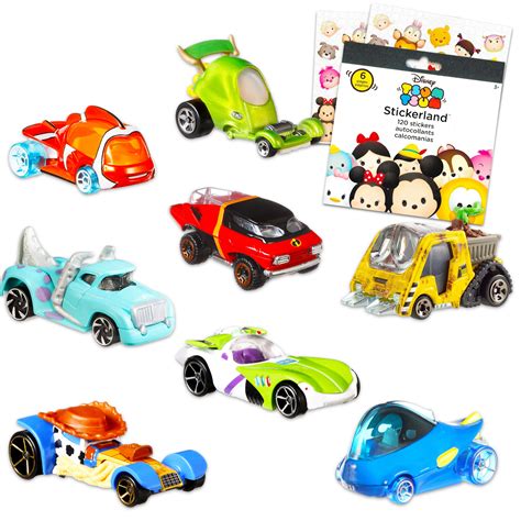 Buy Pixar Hot Wheels Collectible Character Cars 8 Pack Bundle ~ Disney Hot Wheels Cars Featuring