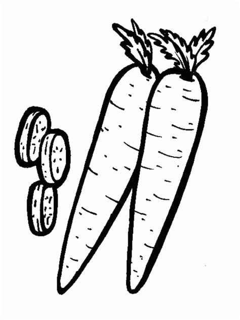 Free Printable Carrot Coloring Page Coloring Pages