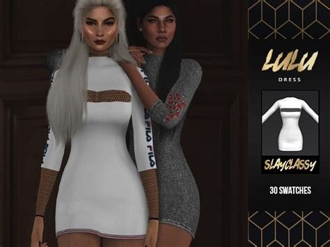 My name is anna, and i make custom content for the sims 4 here you can find some things i've made, just download if you want to have them in your game. SlayClassy - Lulu Dress - The Sims 4 Download - SimsDom ...