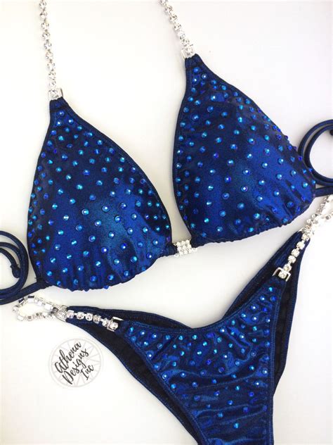 Royal Blue Competition Bikini Athena Designs Inc Blue Competition