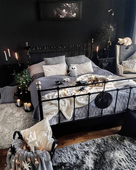 Dark Bedroom With Boho And Rustic Style Room Ideas Bedroom Dream