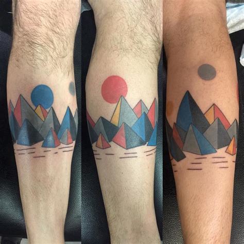 50 Nice Sleeve Mountain Tattoos