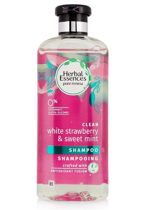 8001090488923 Herbal Essences Pure Renew White Strawberry And Sweet Mint Shampoo 400ml