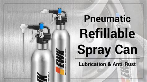 Ewk Pneumatic Refillable Spray Can For Lubrication And Anti Rust