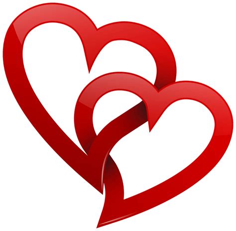 Two Hearts Png Vector Transparent Background Image Lifepng