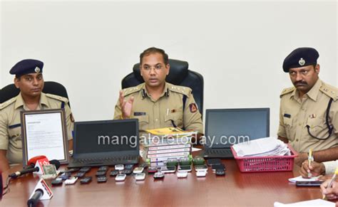 Mangalore Today Latest Main News Of Mangalore Udupi Page Mangaluru Cops Bust Cyber Crime