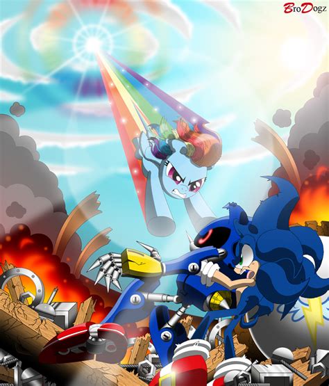 You can play with colorful, lovable ponies like. Sonic and Rainbow Dash vs. Metal Sonic | My Little Pony ...