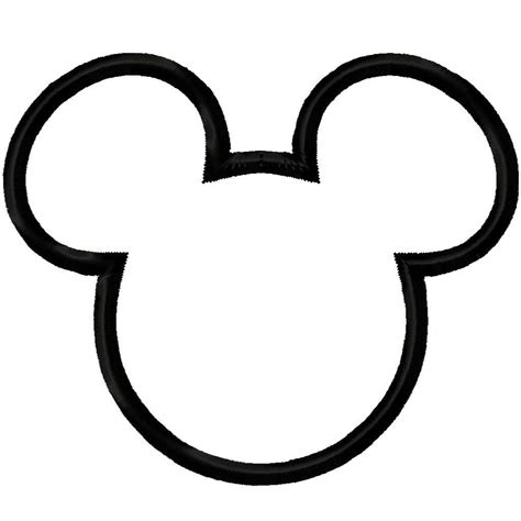 Mickey Mouse Head Drawing