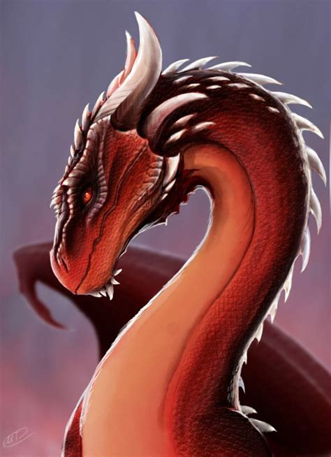 Red By Tatianamakeeva On Deviantart Fantasy Dragon Dragon Artwork