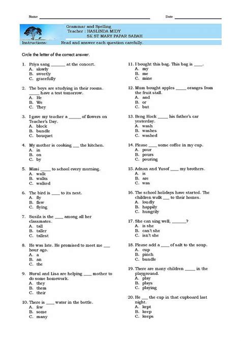 22 topics with 800+ questions, sorted by difficulty. kssr-english | Pre-UPSR Grammar Drill | English tuition ...