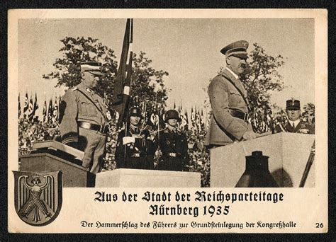 1935 Reich Party Rally Of The Nsdap In Nuremberg The Leaders Hammer
