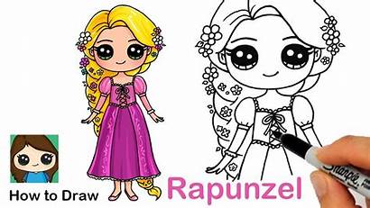 Draw Rapunzel Princess Disney Easy Drawing Tangled