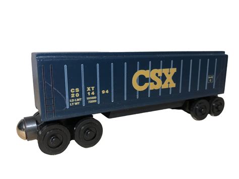 Csx Covered Hopper 2022 Wooden Toy Train The Whittle Shortline Railroad Wooden Toy Trains