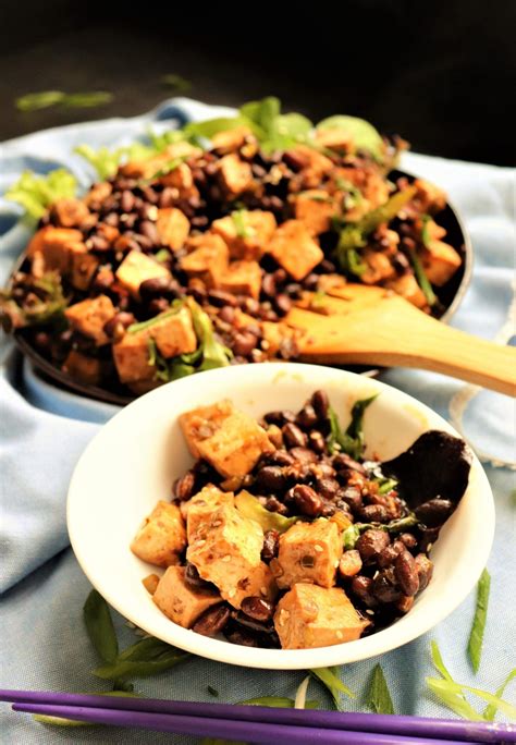 Roasted Black Bean Tofu A High Vegan Protein Dish Very Vegan Val