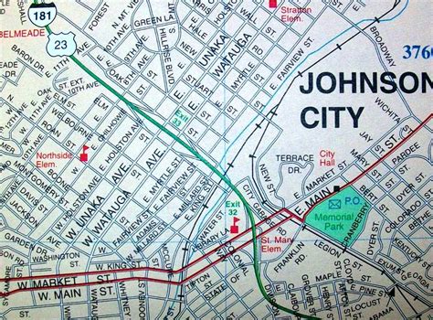 Johnson City Tn 1992 Map By Jsk Superior Maps Interstat Flickr