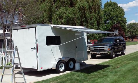 We Started With A Custom Ordered 7x14 Tandem Axle V Nosed Trailer With