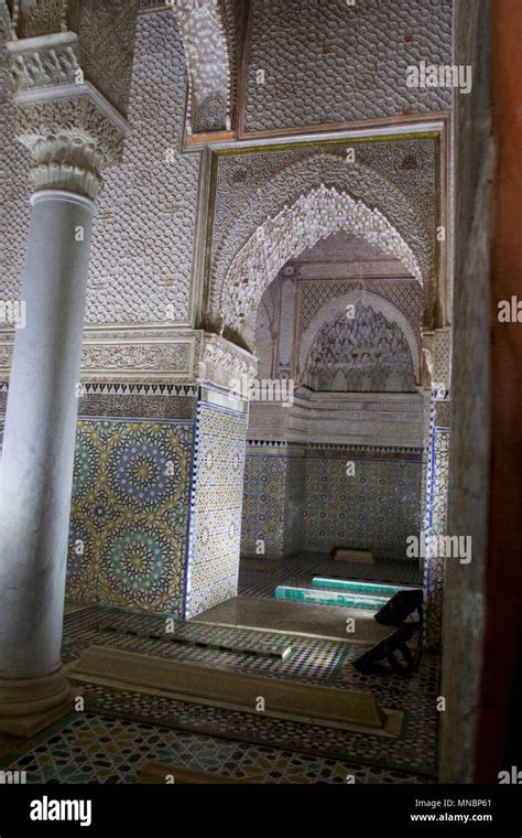 Las Tumbas Saadianas Son Sepulcros En Marrakech Marruecos Que Datan De Tiempos De La Dinastía
