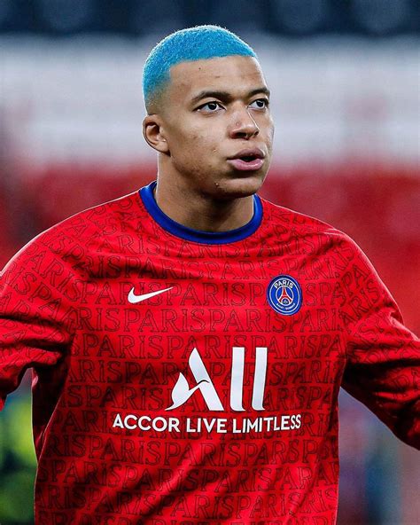 kylian mbappé blue hair kylian mbappe has reached agreement to join real madrid christopher