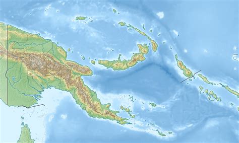 Map location, cities, zoomable maps and full size large maps. Papua New Guinea - topographic • Map • PopulationData.net