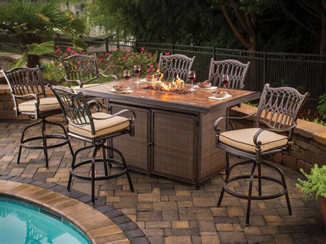 Propane Fire Pit Dining Table