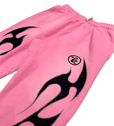 Hellstar Studios Pink Flame Sweatpants Restock Ar