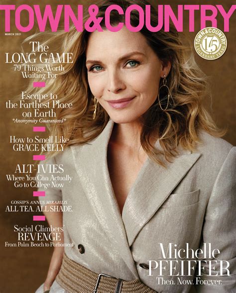 French Exit Star Michelle Pfeiffer Covers Town And Countrys March