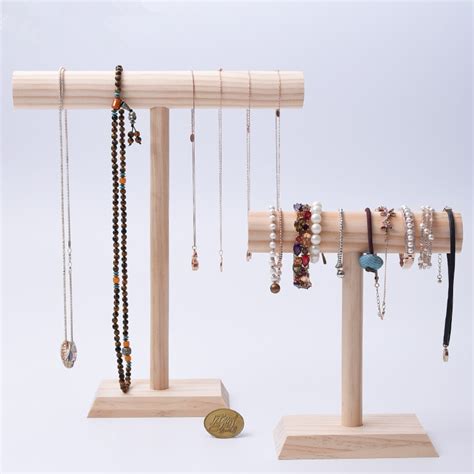 Solid Wood New Fashion Necklace Chain Display Holder Jewelry Display