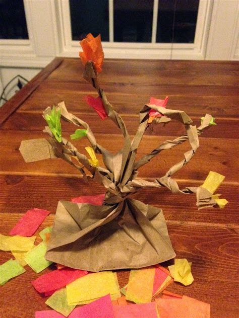I Did It - You Do It: Bag a Burning Bush | Burning bush, Burning bush craft, Children's church 