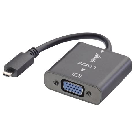Datori un elektronika > video kabeļi (hdmi displayport dvi) > dvi vadi. Micro HDMI to VGA Converter Adapter - from LINDY UK