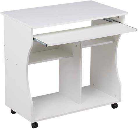 Yaheetech Wood Small Computer Desk Pc Laptop Workstation With Sliding