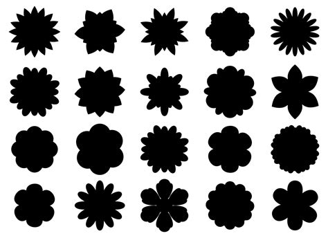 Flower Silhouette Vector Art Icons And Graphics For Free Download