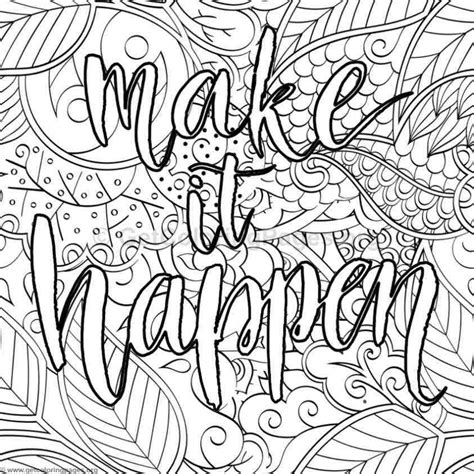 Adult Quotes Coloring Pages - Coloring Home