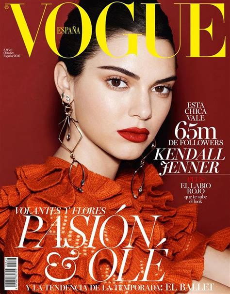 Vogue Espana October 2016 Cover Vogue España