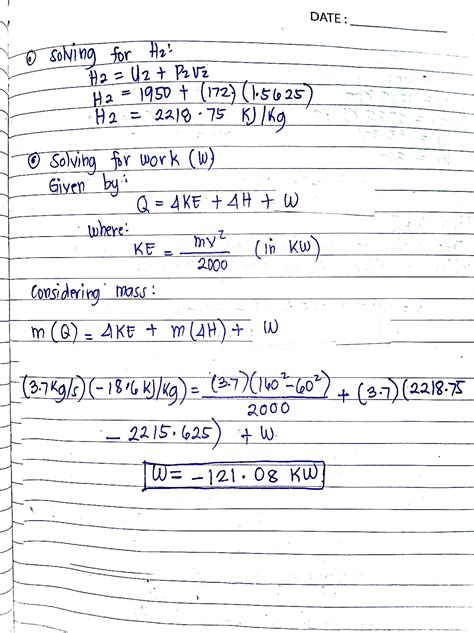 [Solved] Thermodynamics Solve for the Following Problems Calculate the