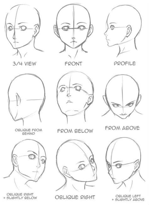 Draw An Anime Head Looking Down Plus Anime Drawings Tutorials