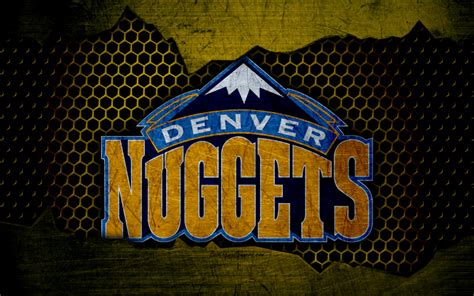 Descargar Fondos De Pantalla Denver Nuggets El 4k El Logotipo De La