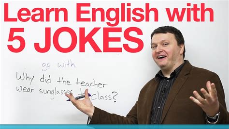 Printable activities for you to use in the esl classroom. Learn English with 5 Jokes - YouTube