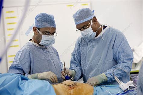 Surgery On An Incisional Hernia Stock Image C0114445 Science