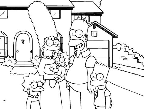 50 Desenhos Dos Simpsons Para Colorir Como Fazer Em Casa