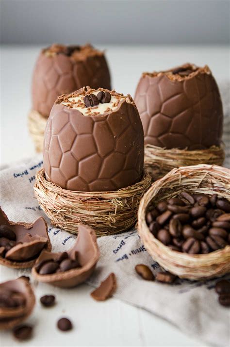 Got a load of eggs you need to use up? Tiramisù Filled Easter Eggs | Chew Town Food Blog