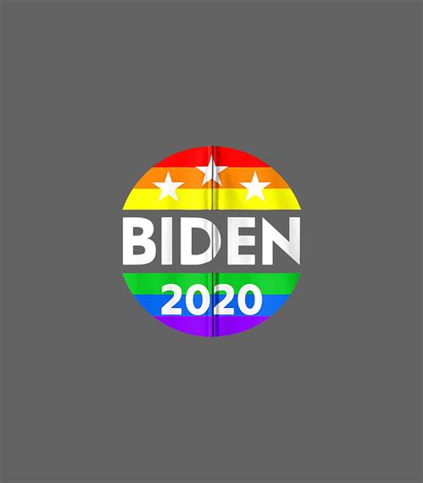 Biden Lgbt Vote Joe Badge Gay Pride Flag Rainbow Lgbtq Digital Art By Angadq Marie Fine Art