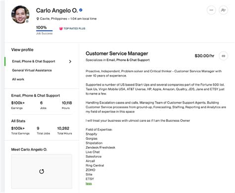 Customer Service Profile Tips Top Examples In Upwork