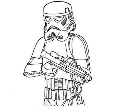 Star Wars Stormtrooper Coloring Page Coloring Kids