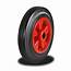 125mm Wheel With Rubber On Nylon Centre 100Kg Capacity
