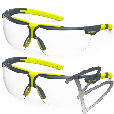 Hexarmor Safety Eyewear Vs300 Clear Reader Glasses 1 0 2 0 Trushield Safety Eyewear