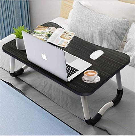 Widousy Laptop Bed Table Breakfast Tray With Foldable Legs Portable Lap